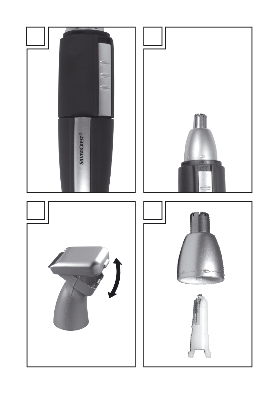 silvercrest nose and ear hair trimmer