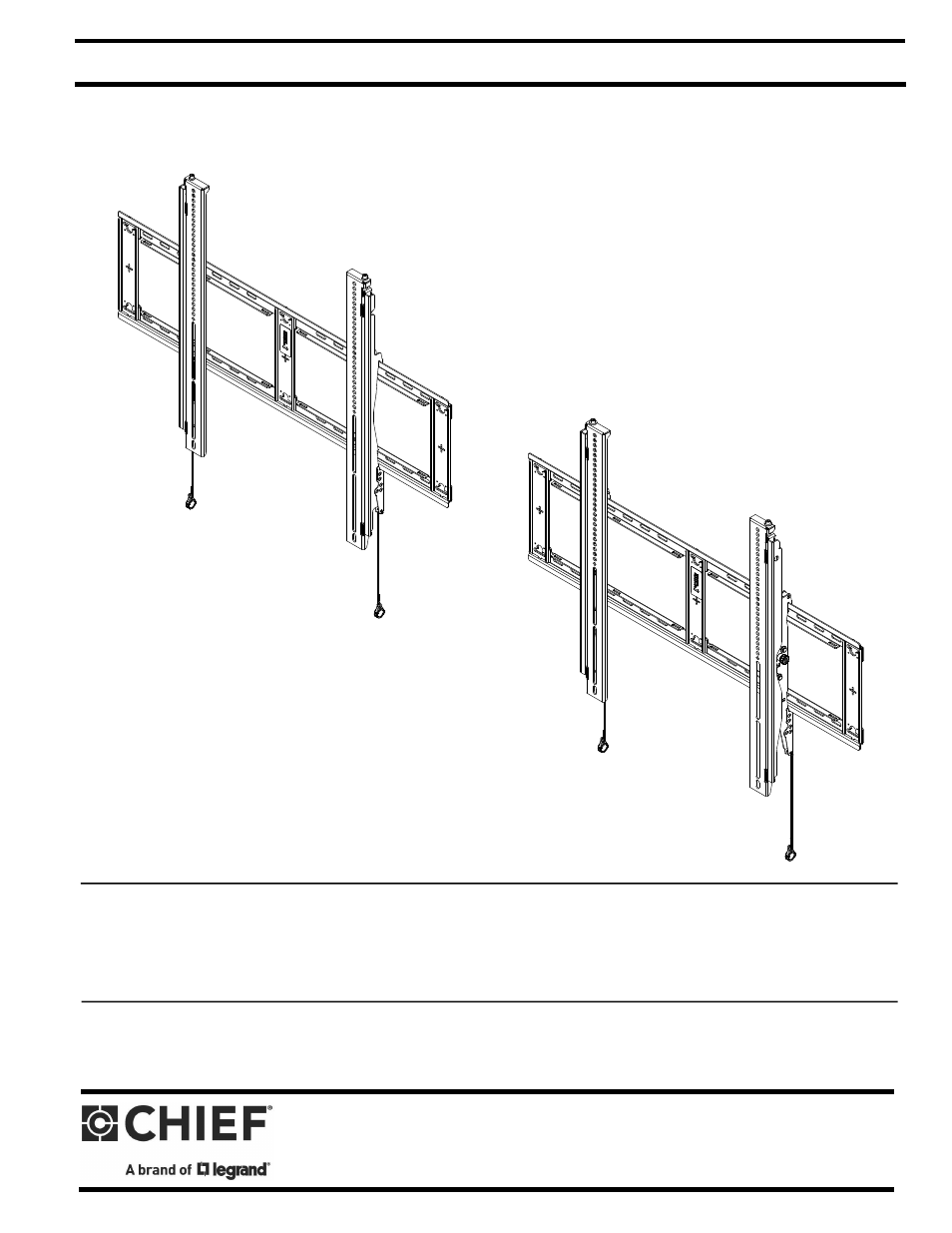 CHIEF RXT3 Extra-Large Fit Tilt Wall Mount for 49 - 98