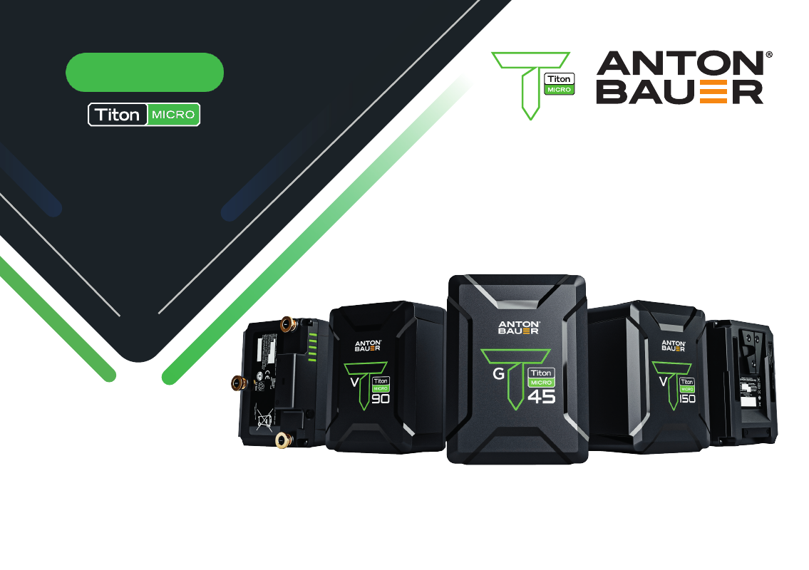 Batterie Anton Bauer Titon Micro 150 - Monture Or, 150Wh - Neuve, Sous Emballage