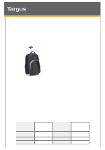 Targus 16" Compact Rolling Backpack (Black)