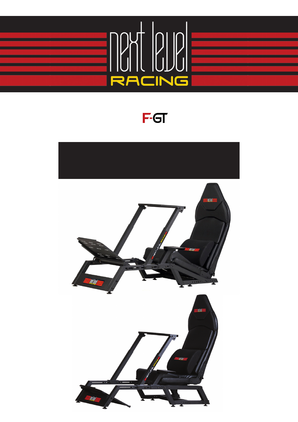 Next Level Racing Simulator Full Setup Guide Next Level Racing F-GT Simulator Cockpit User Manual | 13 pages