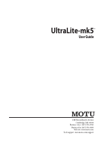MOTU UltraLite-mk5 USB-C Audio/MIDI Interface