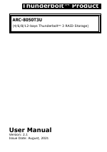 Areca ARC-8050T3U 6-Bay Thunder3 Desktop RAID Storage Array