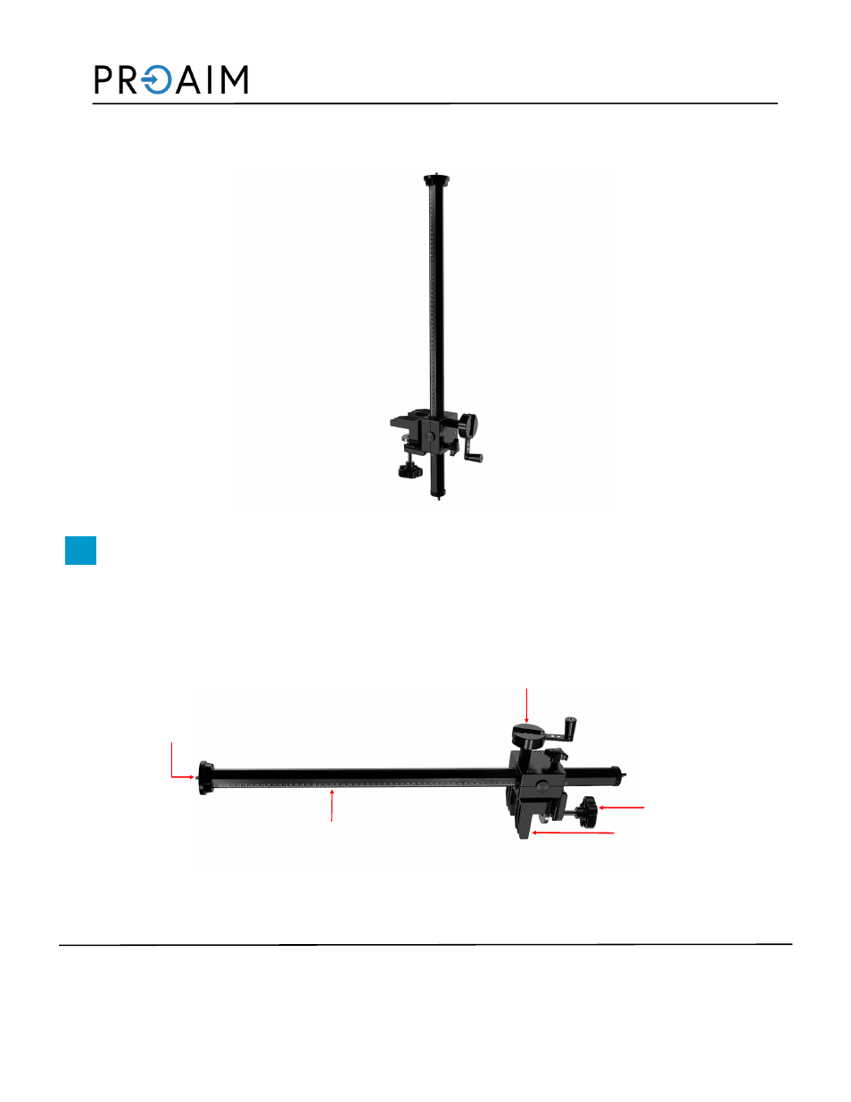 Proaim Tablemount Geared Column for Small & DSLR Cameras User Manual ...