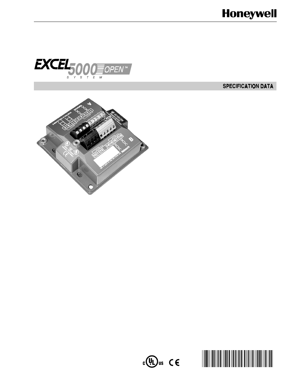 Honeywell EXCEL5000 Q7751A User Manual | 2 pages