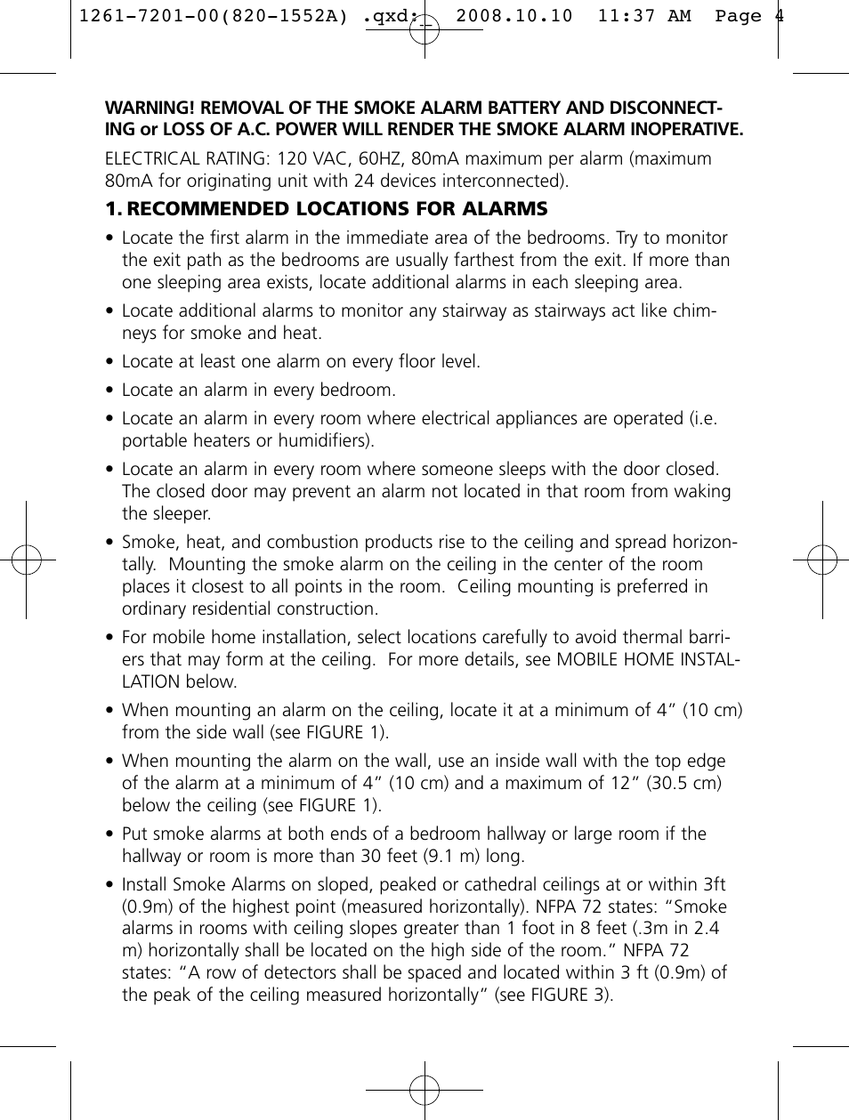 Firex Smoke Alarm i4618 User Manual Page 4 / 18 Original mode Also for Smoke Alarm i4718