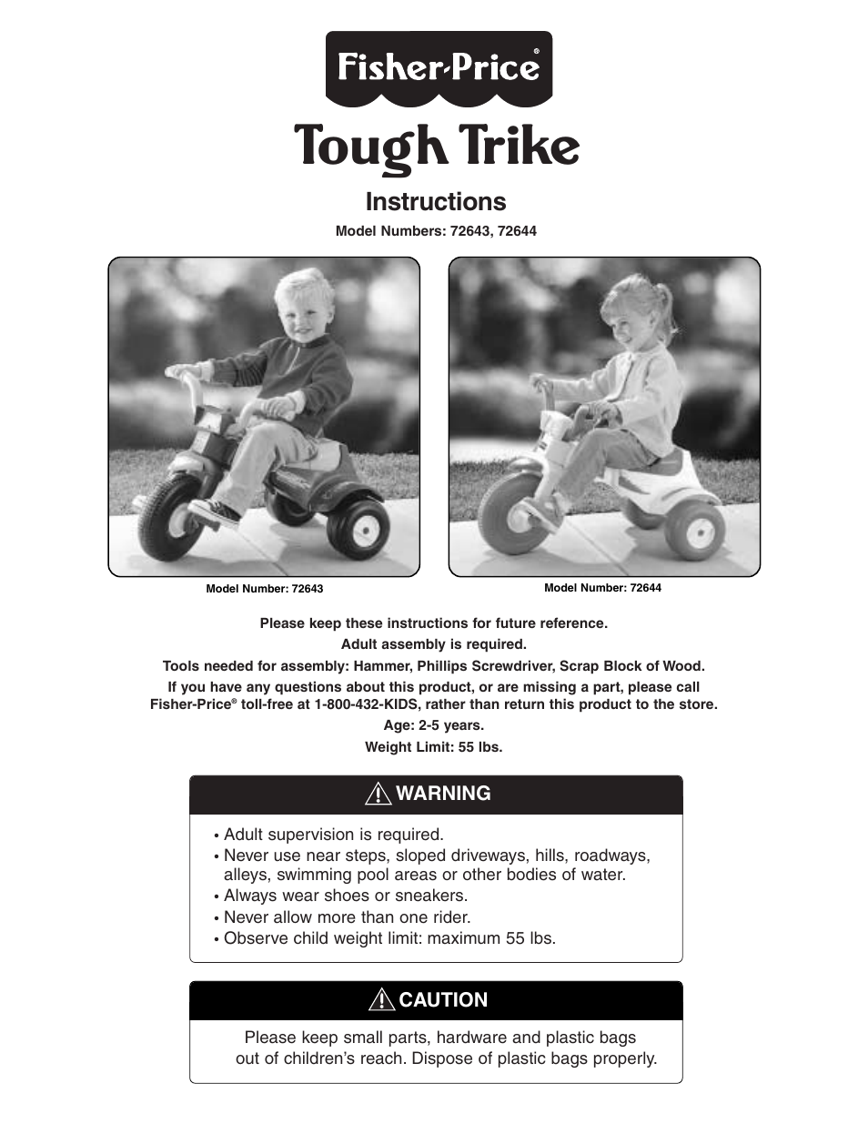 fisher price tough trike assembly video