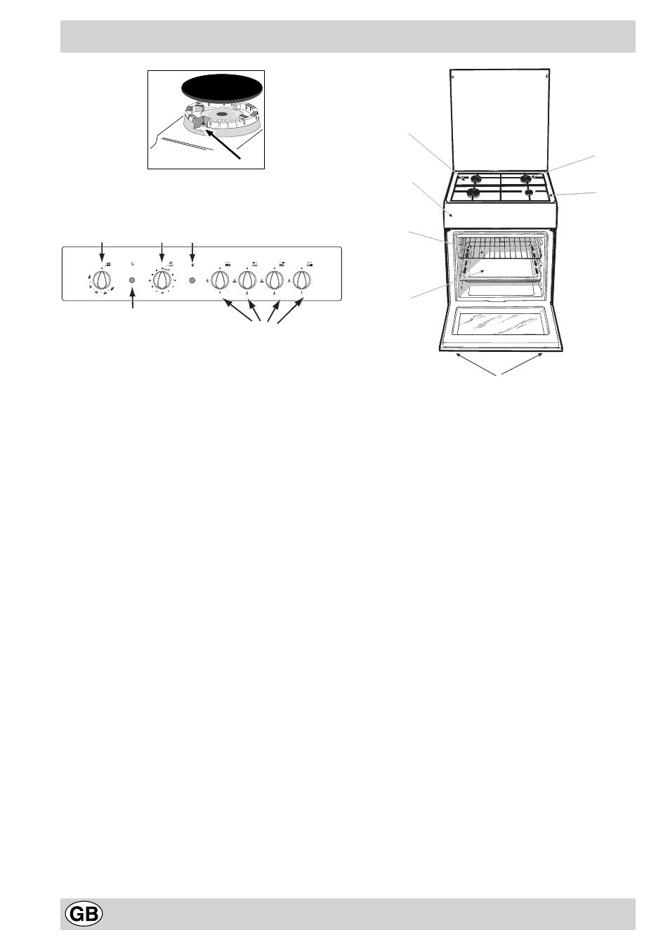 Cooker With Gas Oven Indesit K6g20 W User Manual Page 18 36 Original Mode