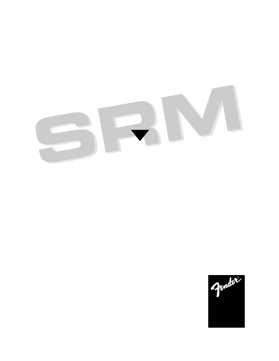 Fender SRM 8302 User Manual | 16 pages