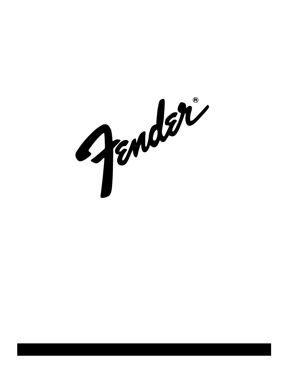 Fender Twin Amplifier User Manual | 8 pages