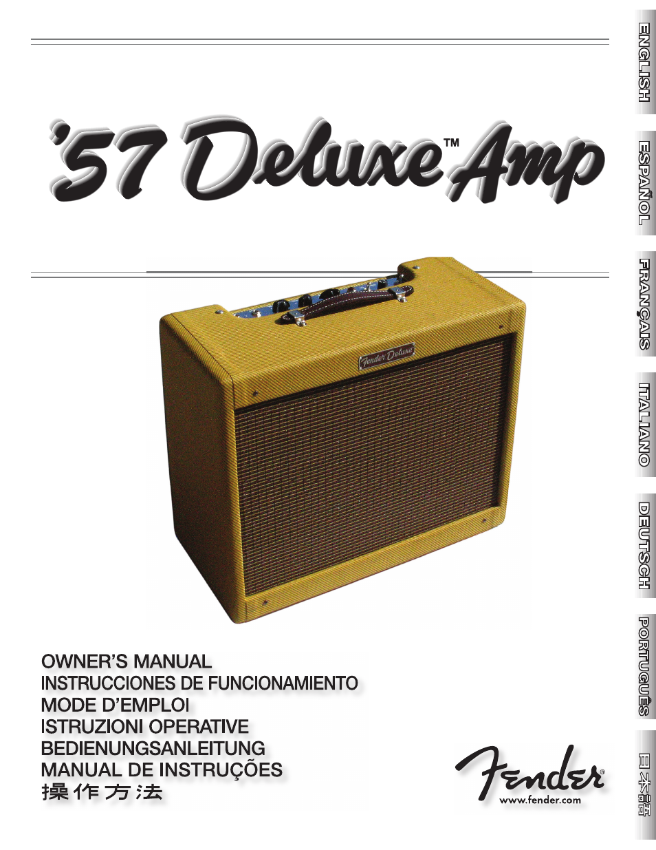 Fender 57 Deluxe Amp User Manual | 20 pages