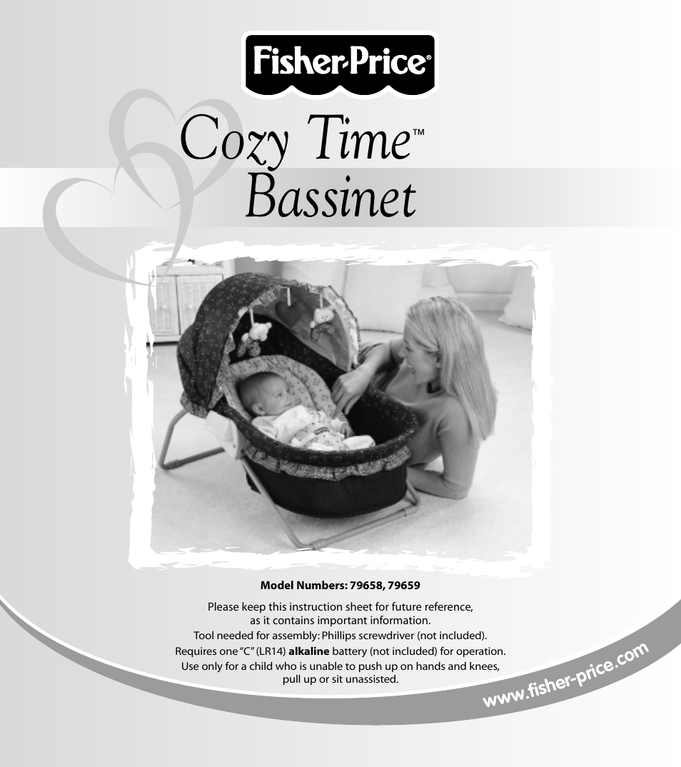 fisher price bassinet manual