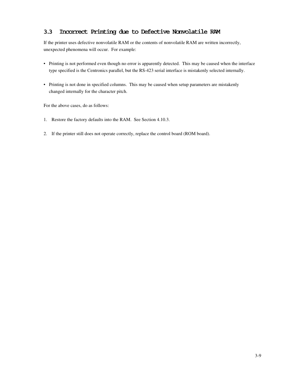Genicom MatrixPrinter LA36 User Manual | Page 30 / 138