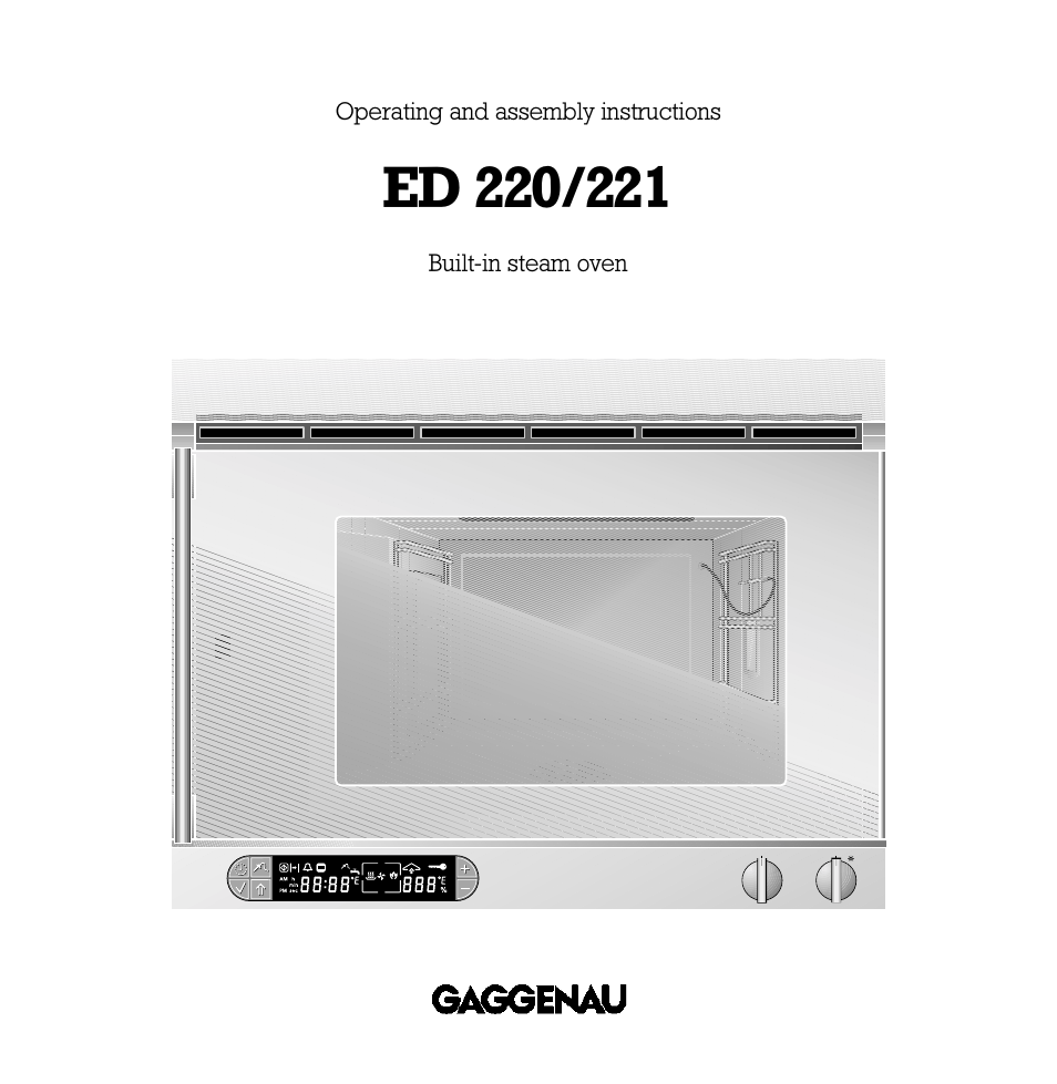 Gaggenau ED221 User Manual | 46 pages