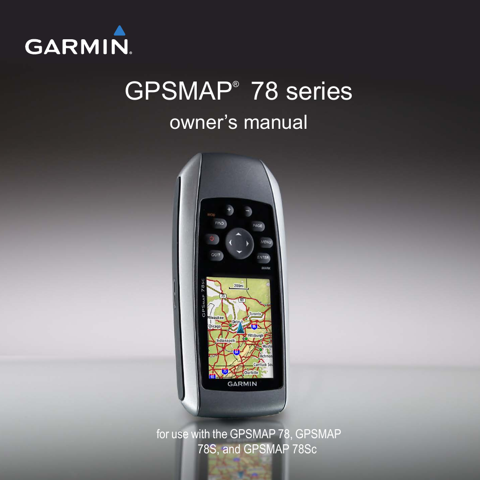 sikring tilstrækkelig Land Garmin GPSMAP 78sc User Manual | 48 pages
