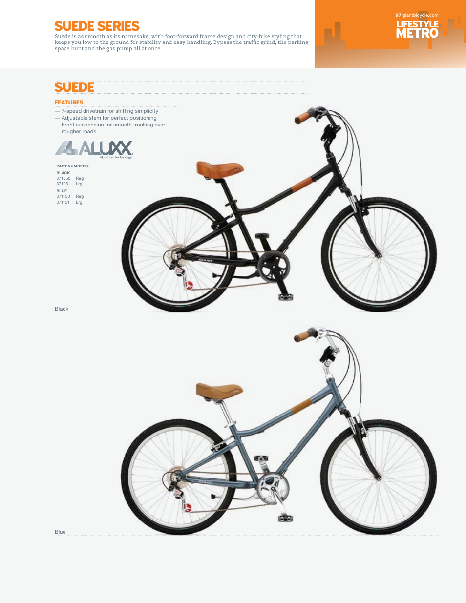 giant suede metro series bike