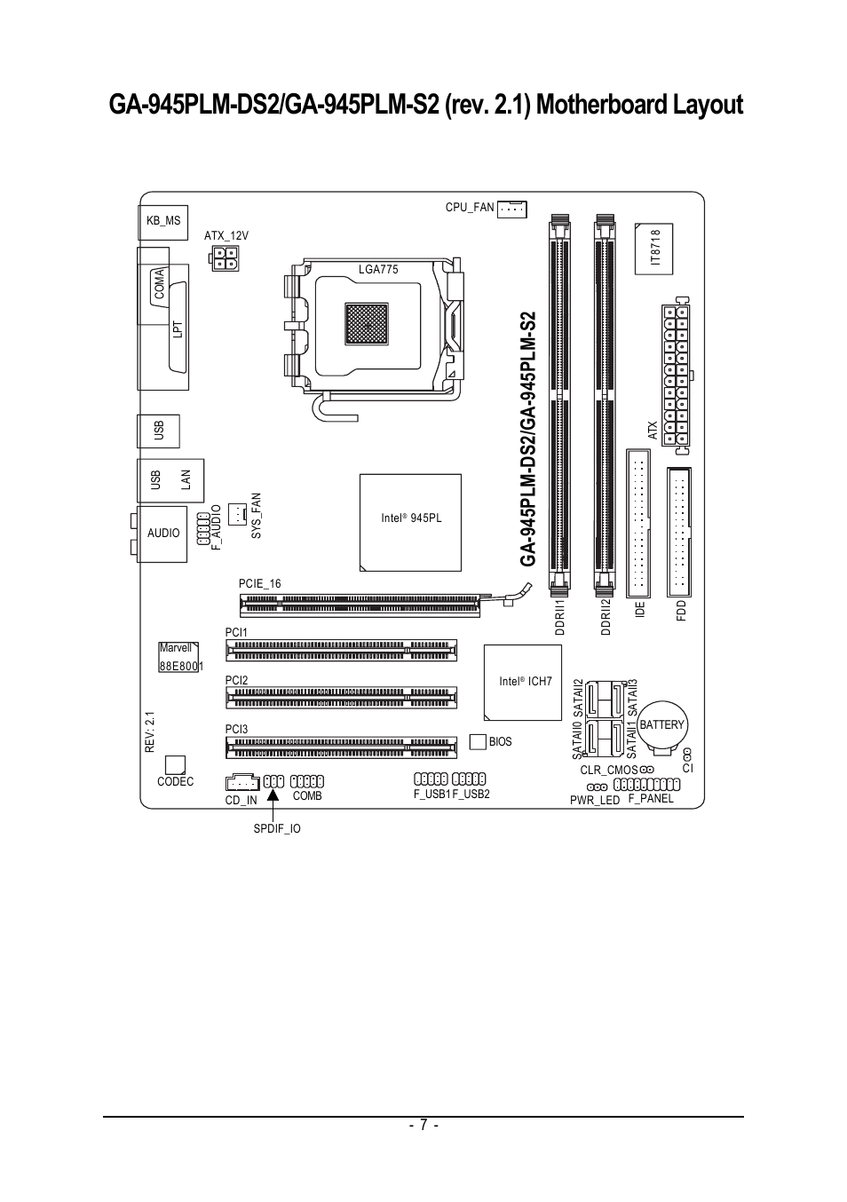 Gigabyte ga 945gcm s2l схема