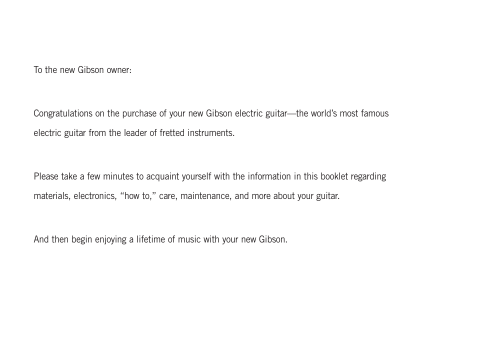 Gibson Guitars 1550-07 GUS User Manual | Page 4 / 63