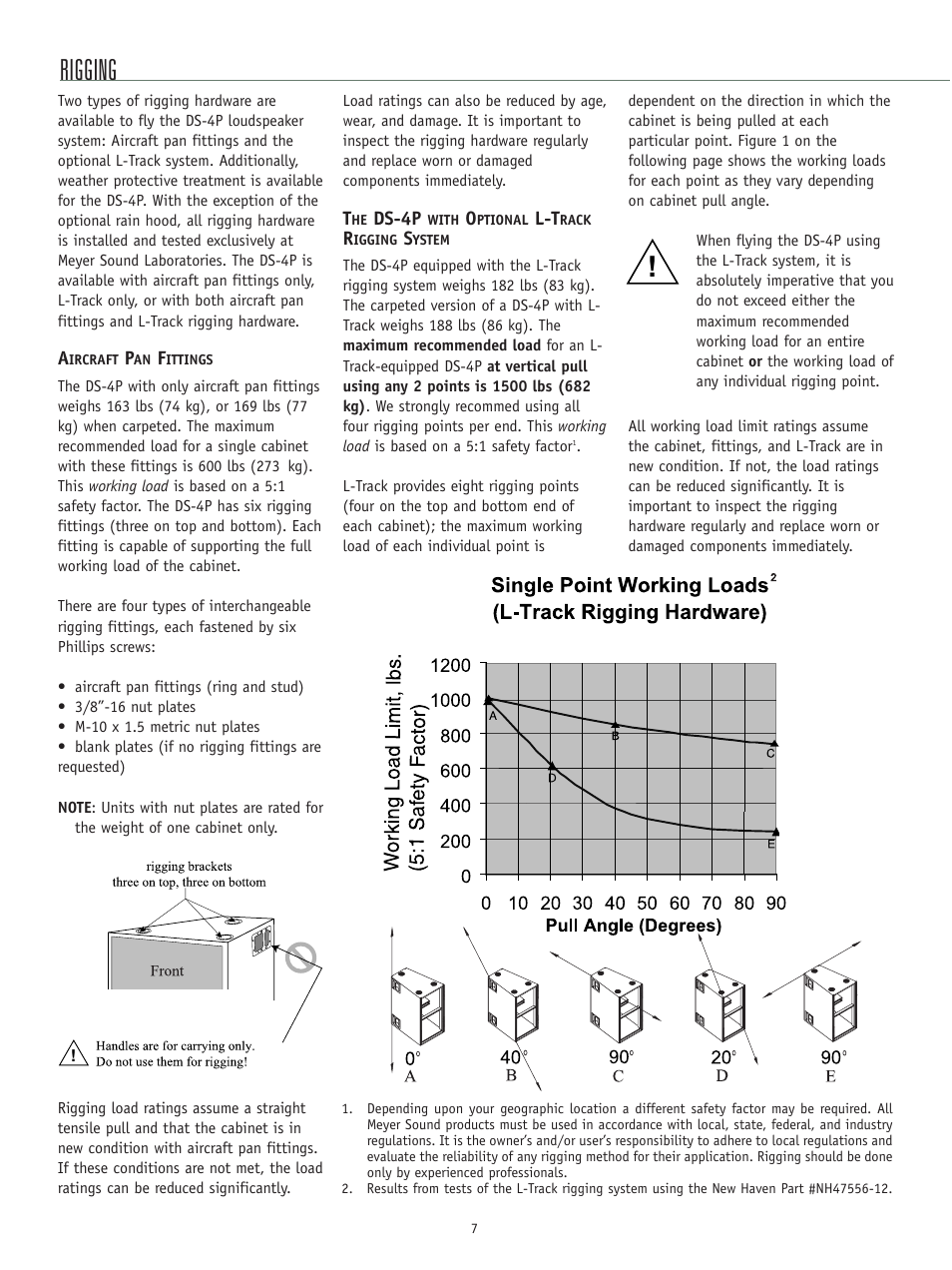 Rigging Meyer Sound Ds 4p User Manual Page 7 12