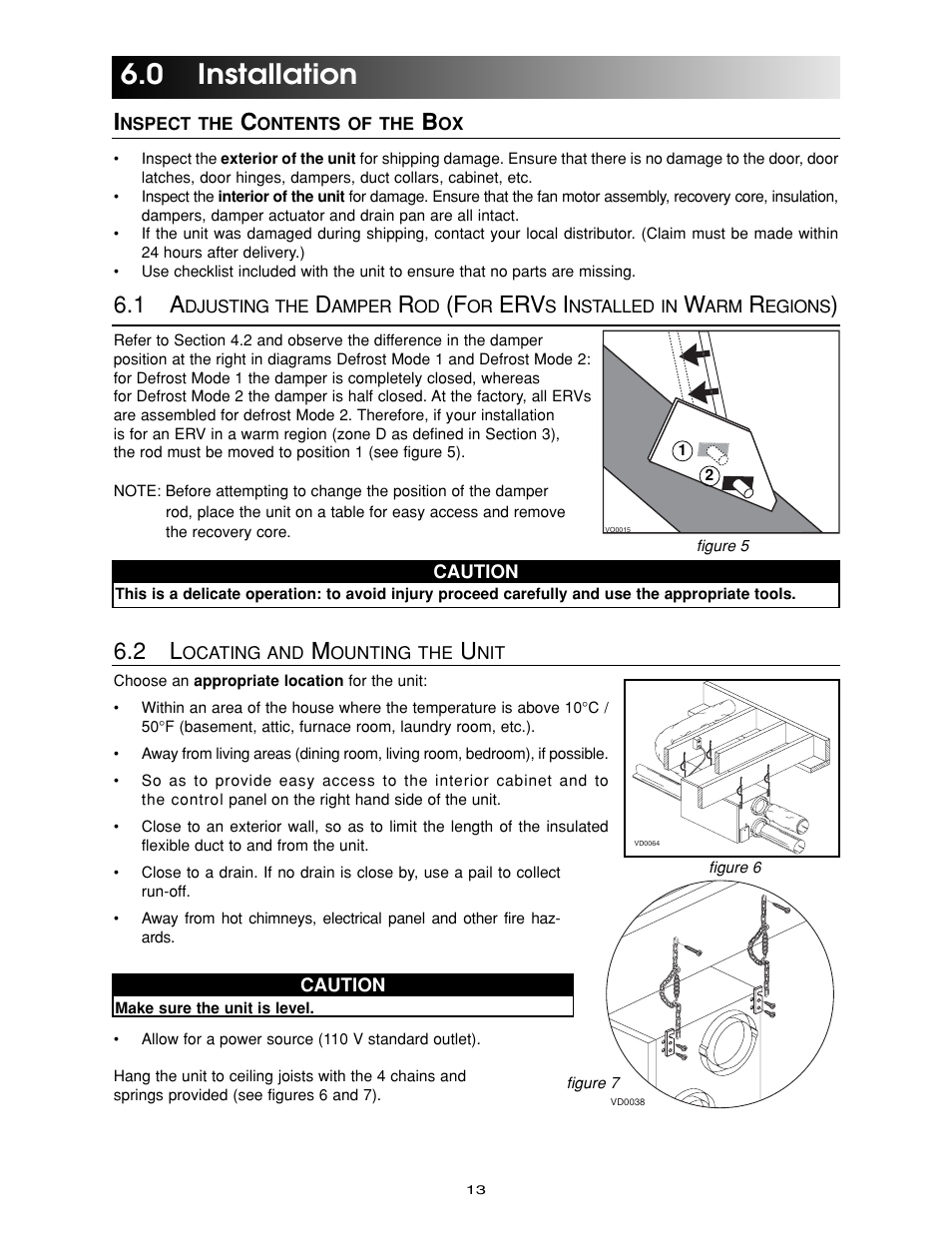 0 installation | Maytag Ventilation Systems HRV-210 User Manual | Page 13 / 32