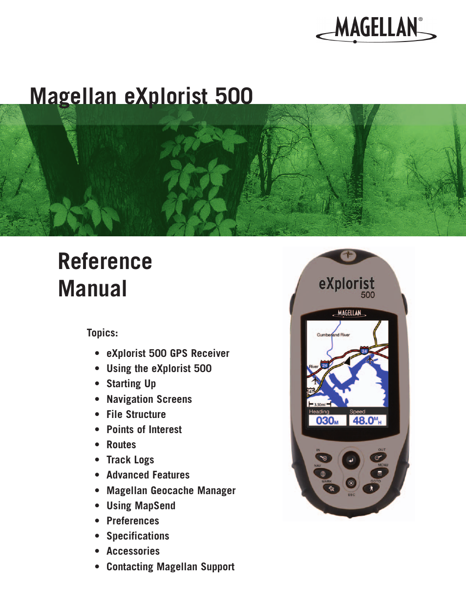 Magellan Explorist 500 User Manual 119 Pages