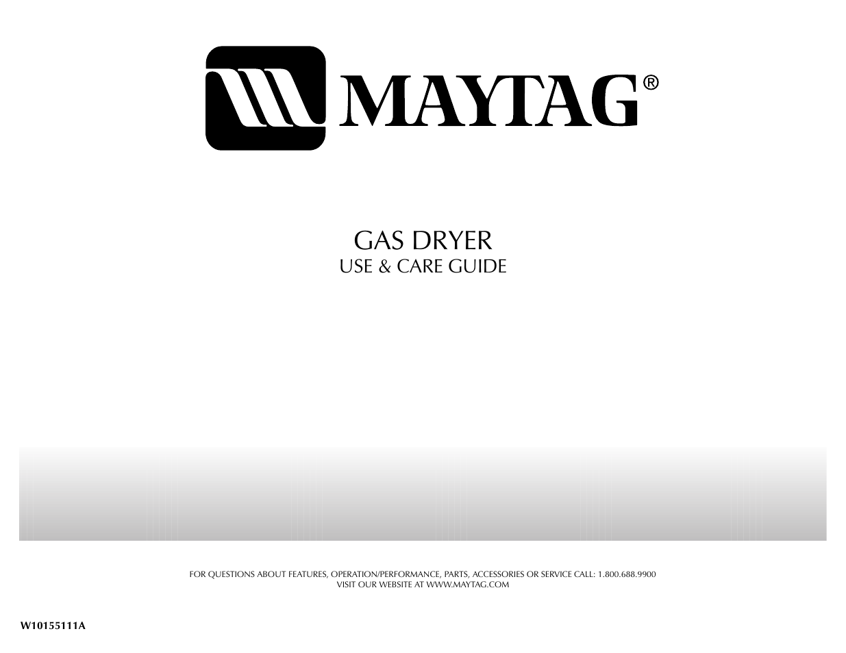 Maytag W10155112A User Manual | 20 pages