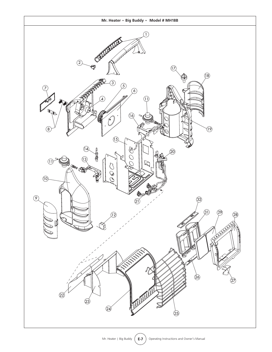 Mr. Heater BIG BUDDY MH188 User Manual | Page 7 / 16 | Original mode