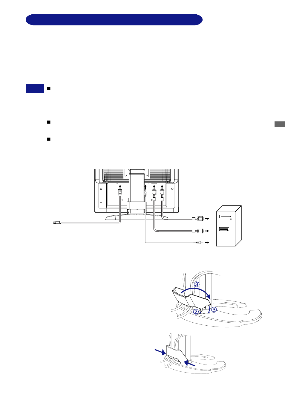 Connecting your monitor : prolite b1902s | Iiyama E1902S User Manual | Page 15 / 39