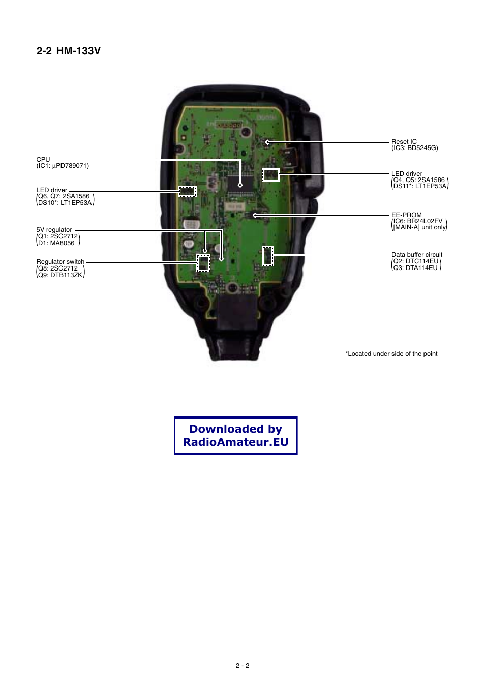 Схема icom hm 152
