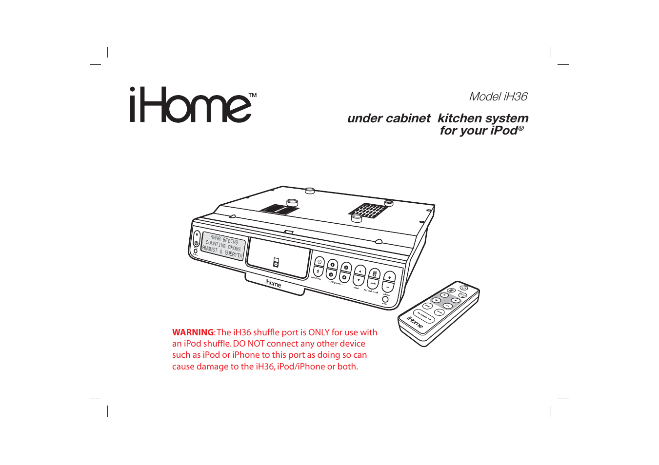 Ihome Ih36 User Manual 21 Pages