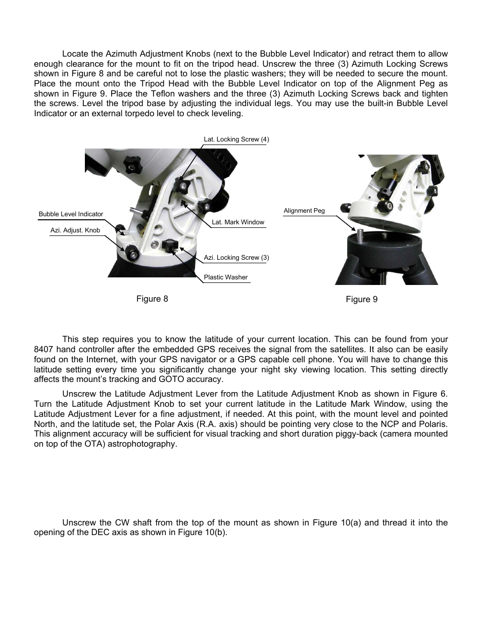 iOptron SMARTSTAR IEQ45TM User Manual | Page 10 / 46