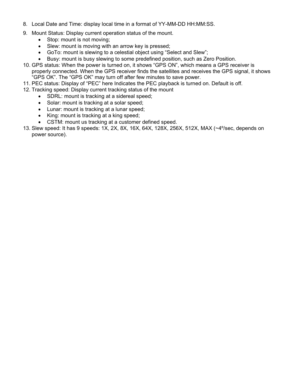 iOptron SMARTSTAR IEQ45TM User Manual | Page 19 / 46