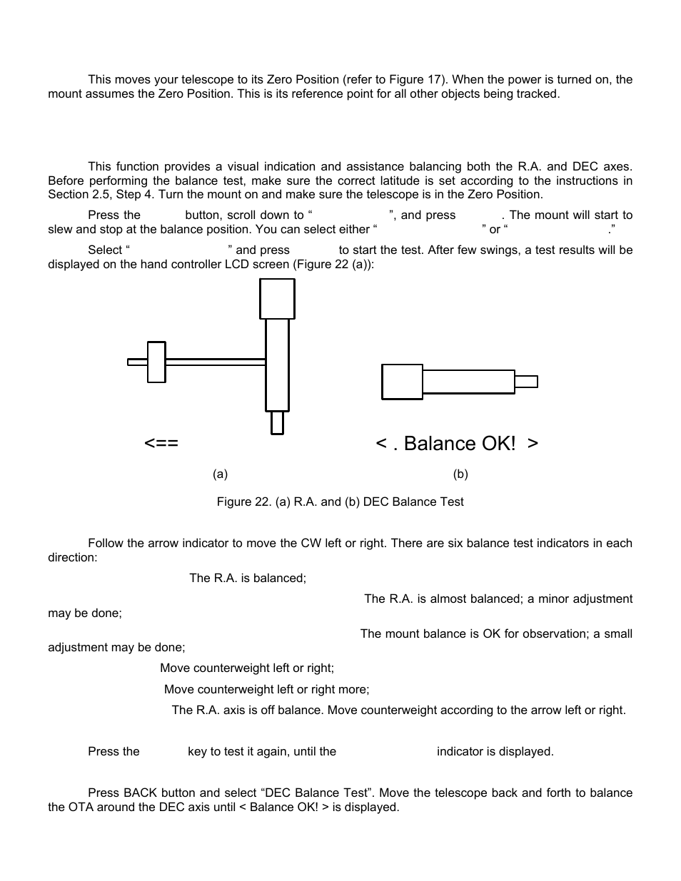 Balance ok | iOptron SMARTSTAR IEQ45TM User Manual | Page 32 / 46