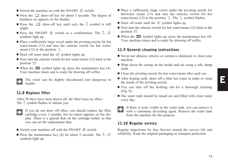 Jura Capresso IMPRESSA E65 User Manual 