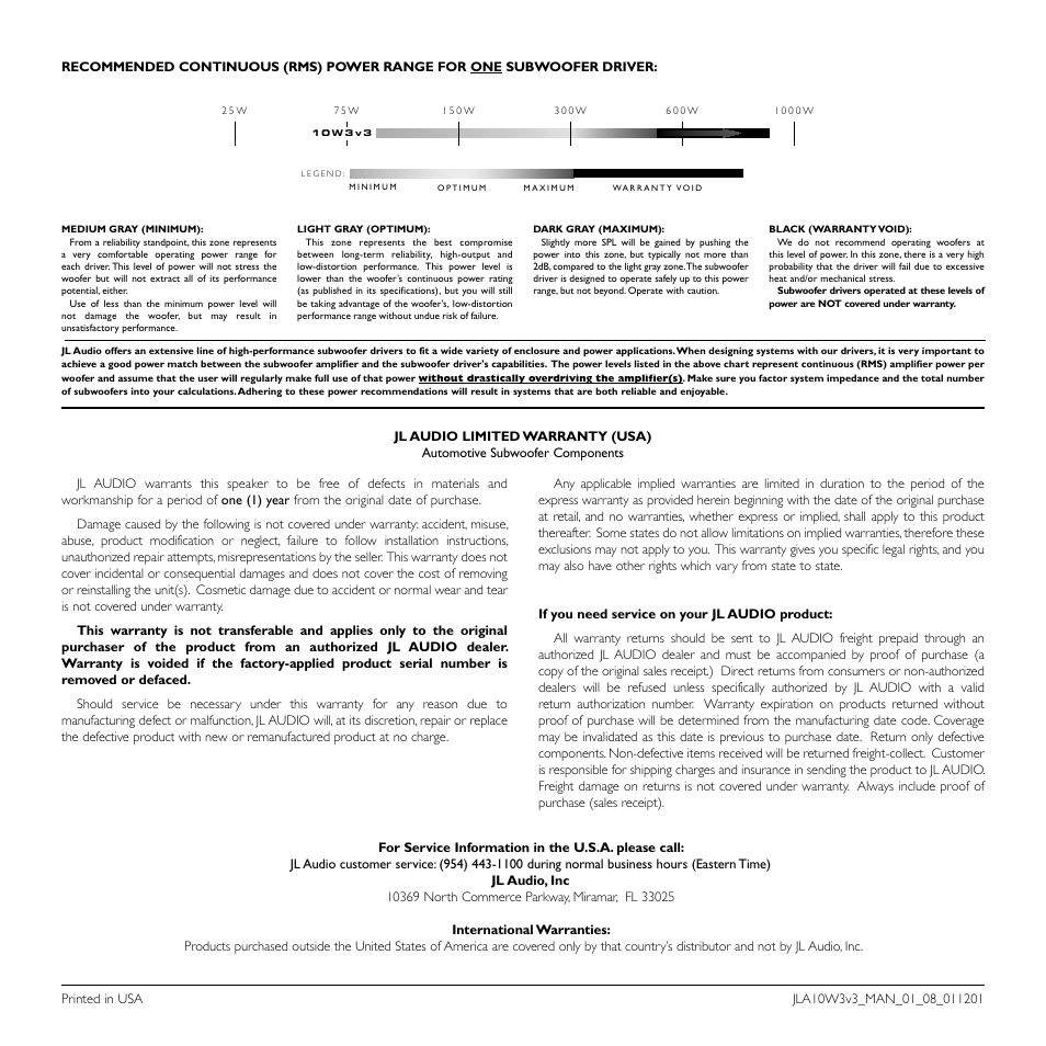Jl Audio 10w3v3 4 User Manual Page 4 4 Original Mode Also For 10w3v3 8 10w3v3 2 Jl Audio 10w3v3 4 User Manual Page 4 4 Original Mode Also For 10w3v3 8 10w3v3 2