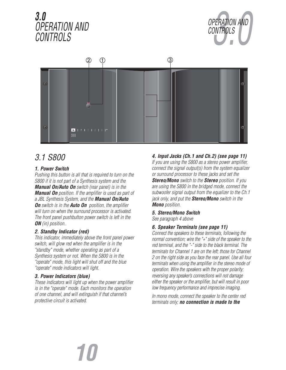 JBL S800 User | Page 11 /