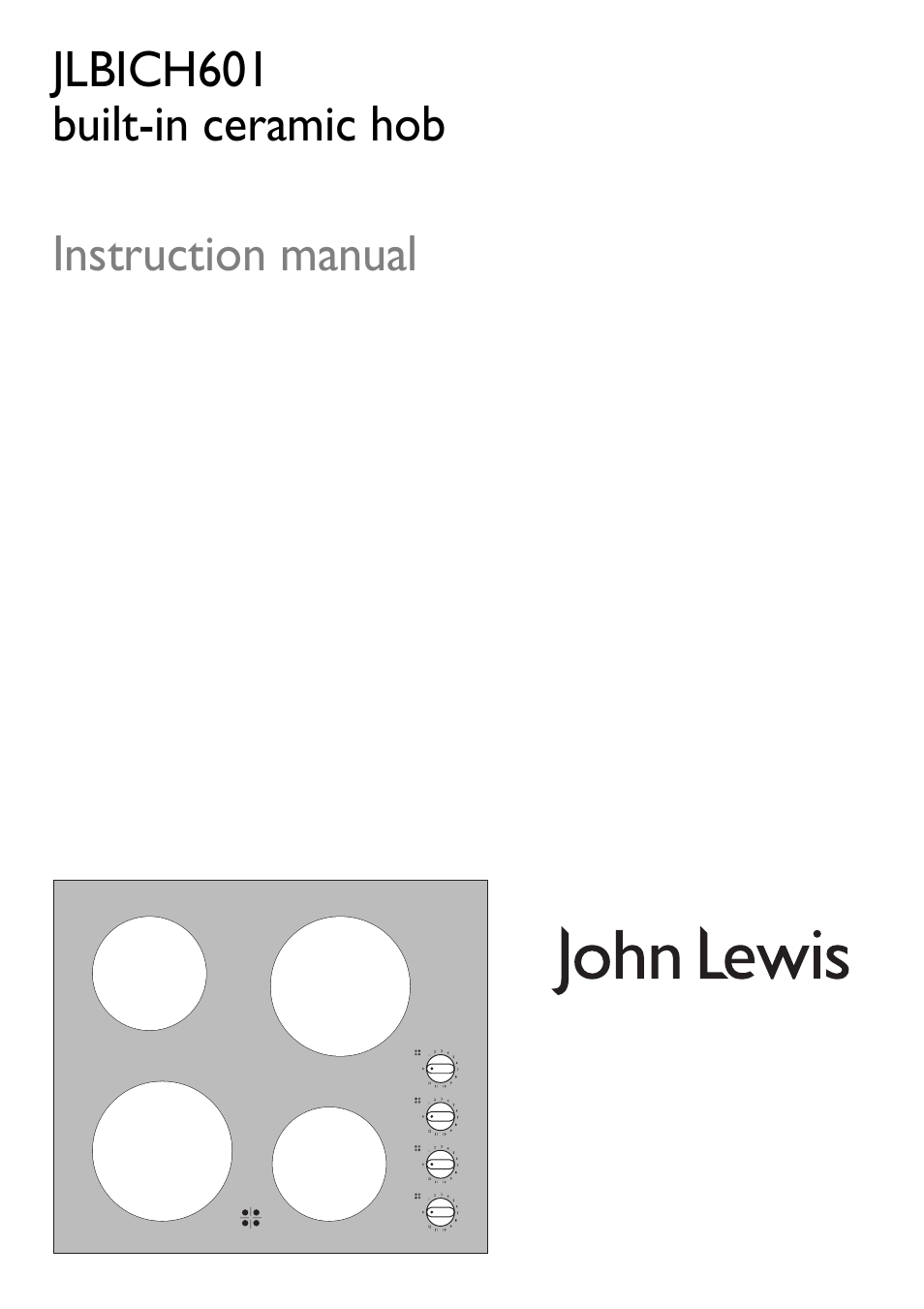 John Lewis JLBICH601 User Manual 16 pages Original mode