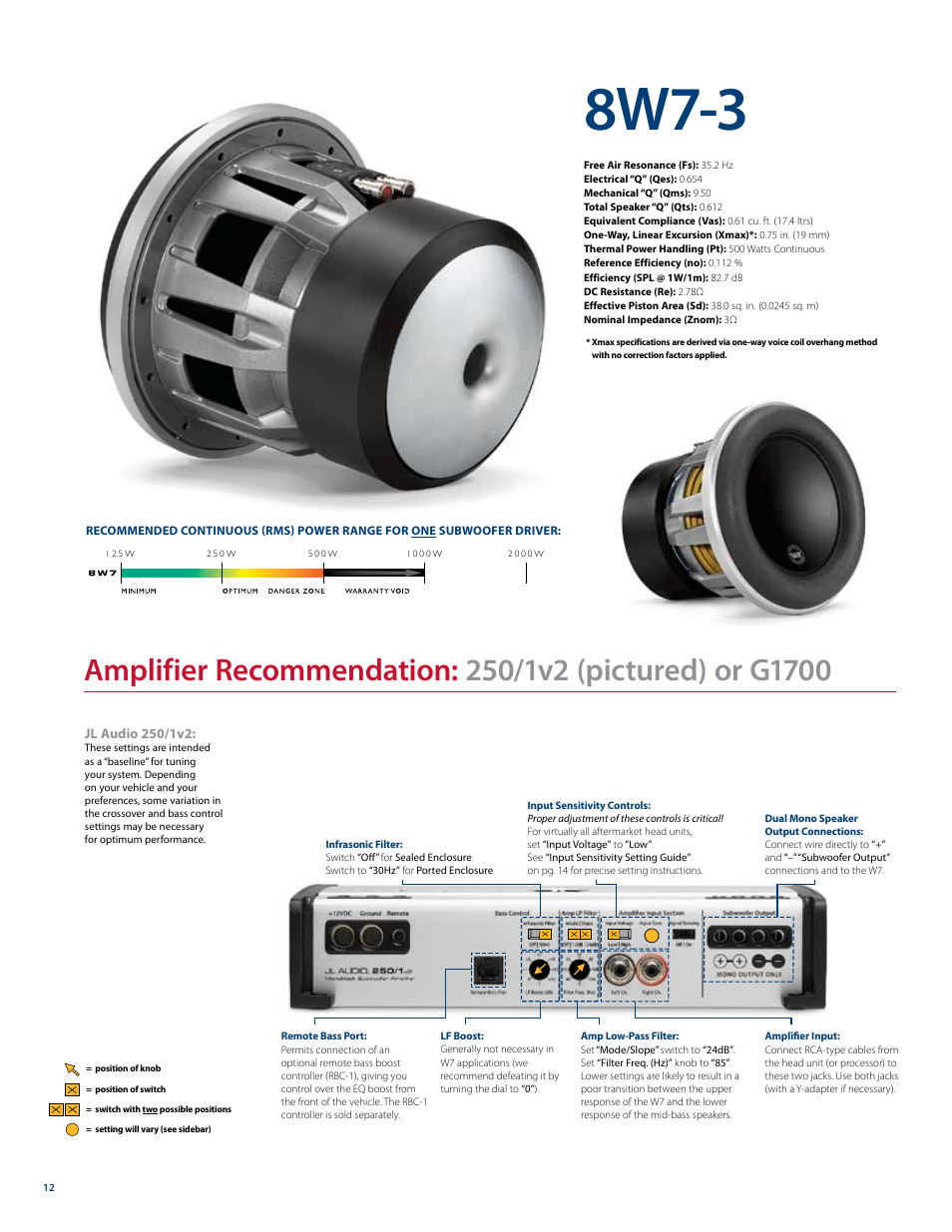 8w7 3 Jl Audio W7 User Manual Page 12 16