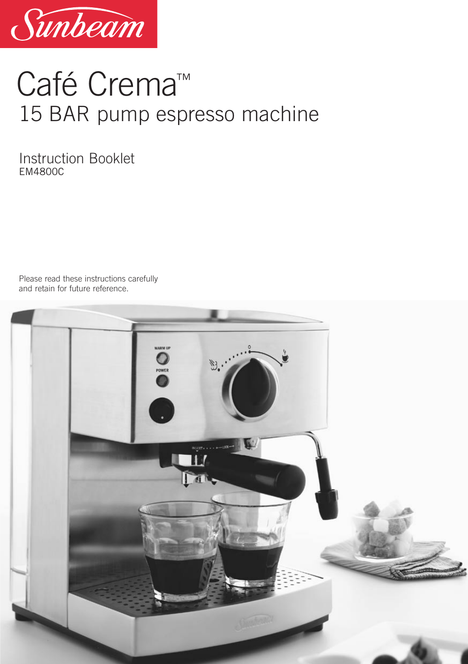 Sunbeam EM4800C User Manual | 32 pages