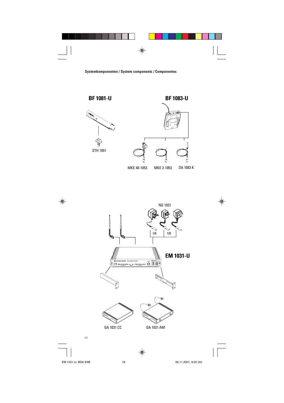 Bf 10 U Bf 1081 U Em 1031 U Sennheiser Receiver Em 1031 U User Manual Page 18 40
