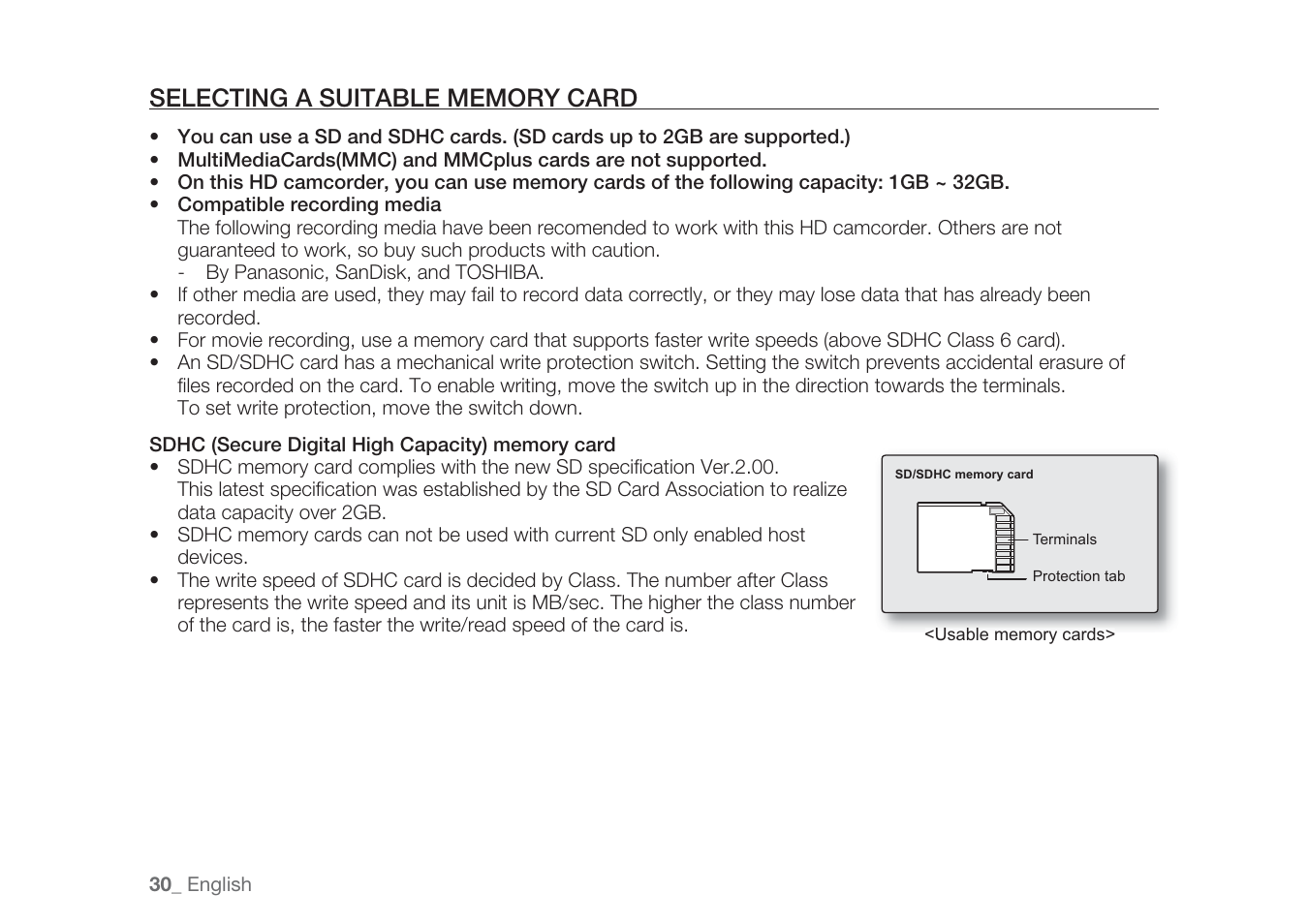 Samsung HMX-H1062SP User Manual | Page 40 / 144