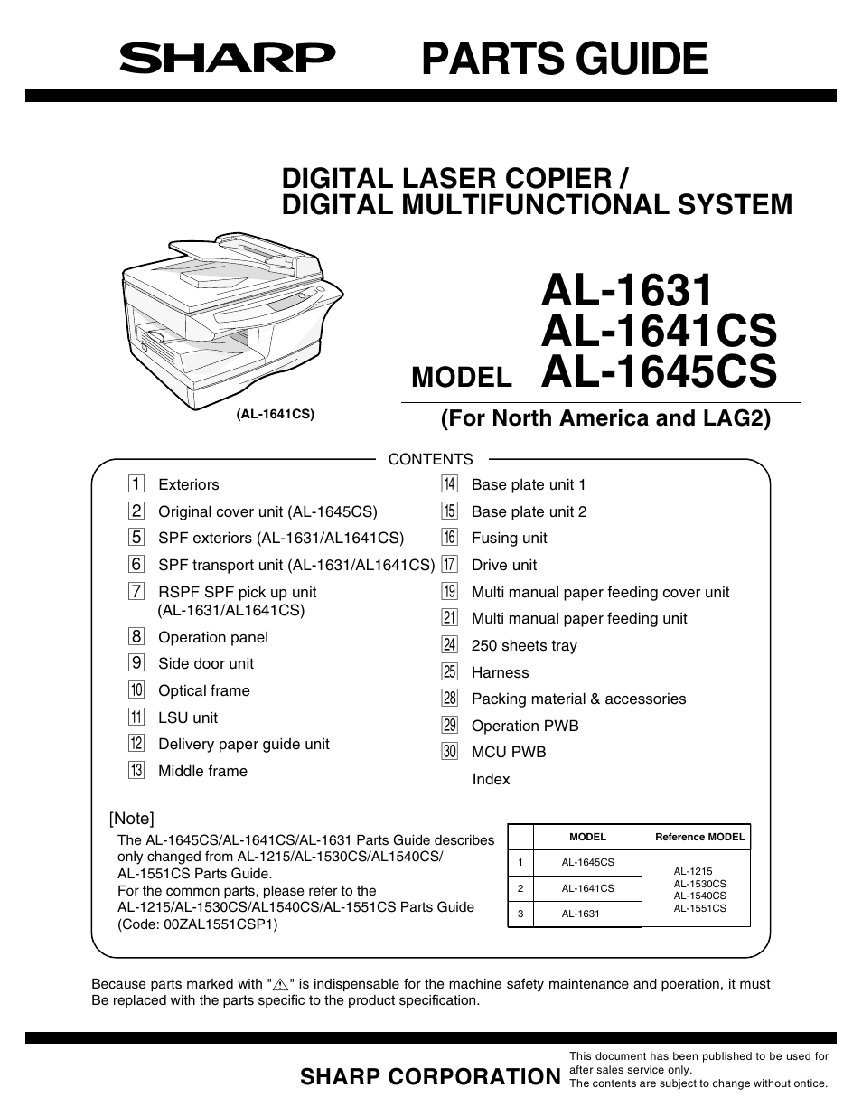 sharp copiers al 1631 sharp copiers al 1631