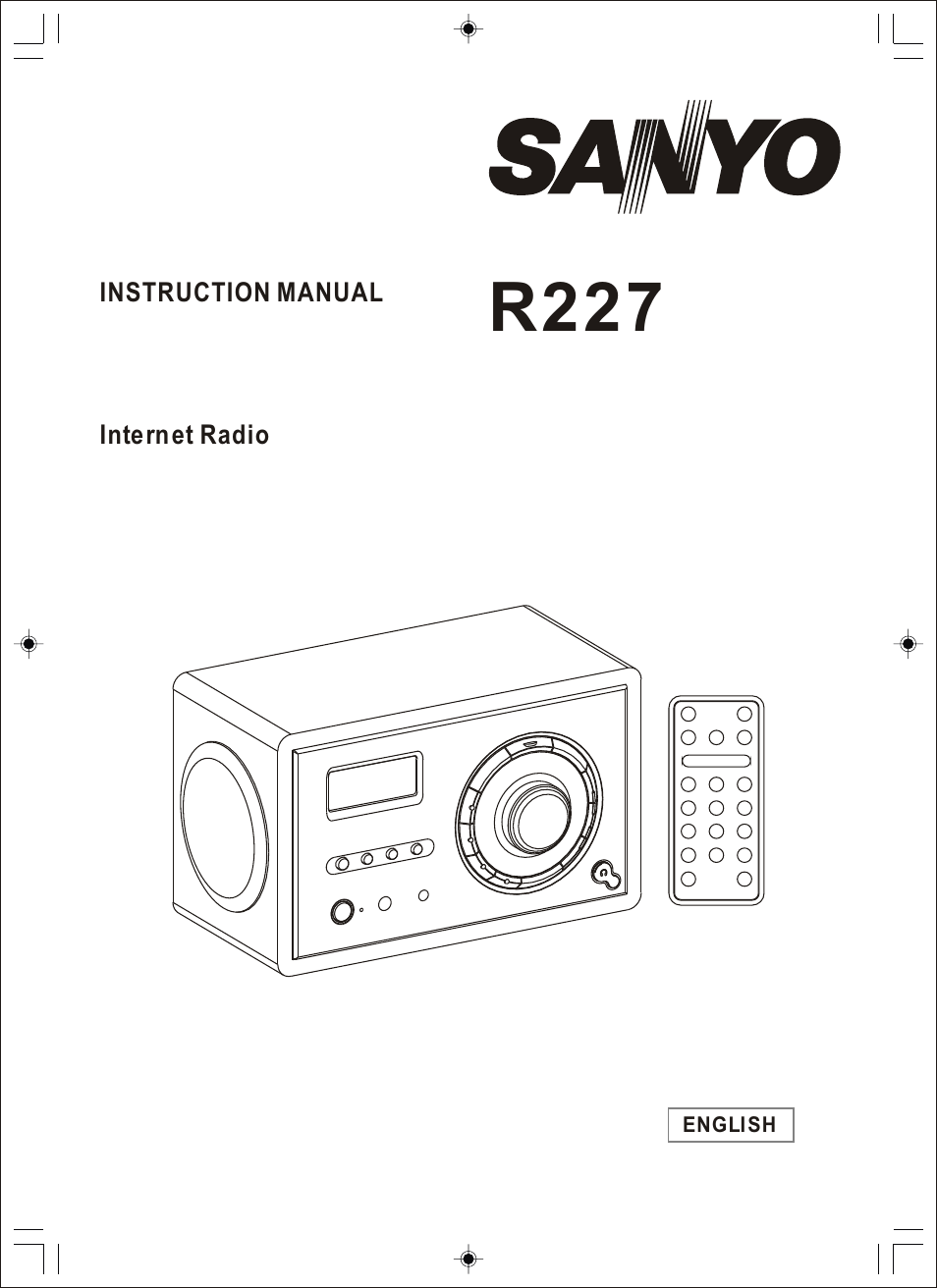Sanyo R227 User Manual | 29 pages | Original mode
