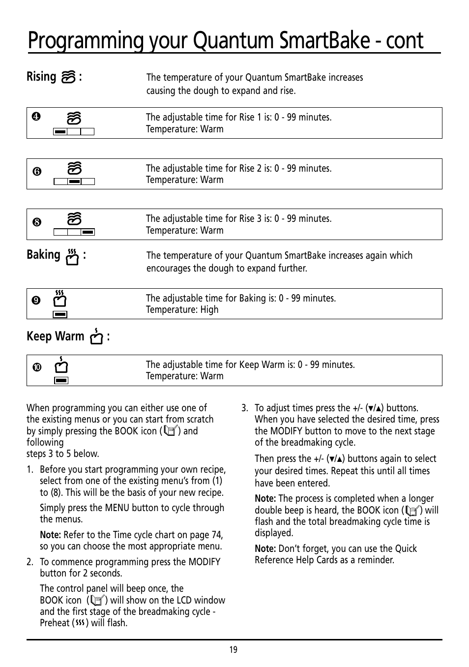sunbeam quantum smartbake bread maker manual