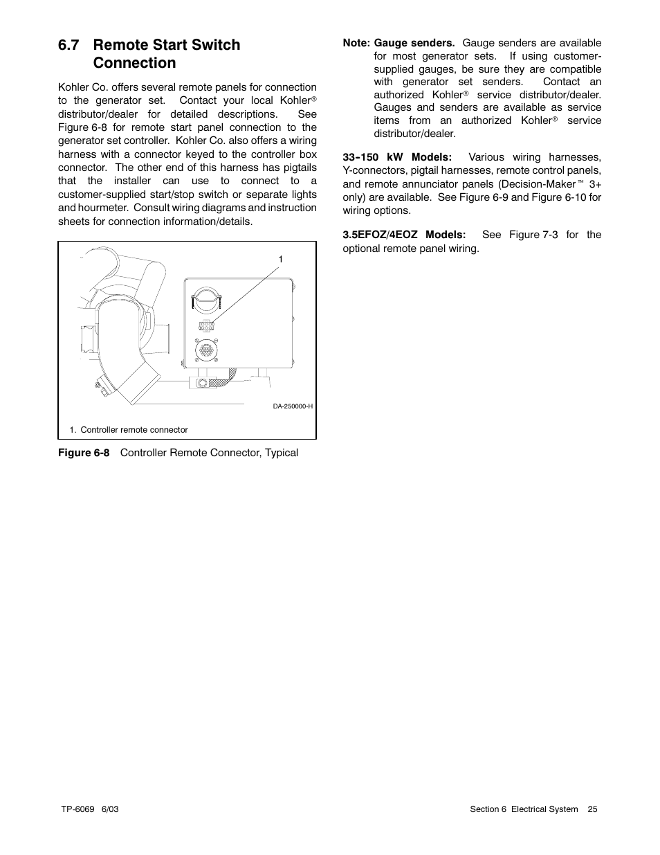 Kohler Generator 5ckmr61 Service Manual