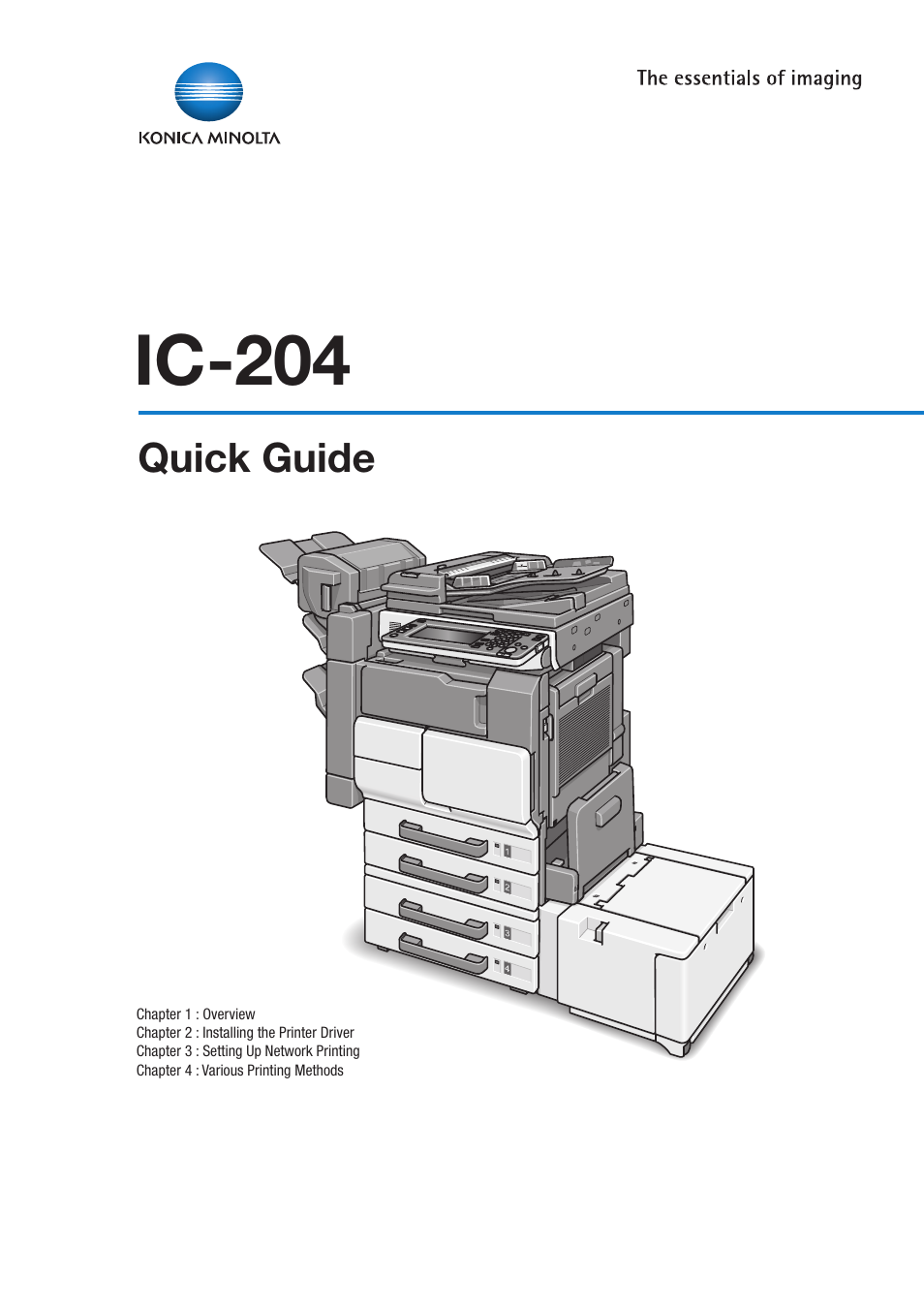 Konica Minolta Ic 204 User Manual 130 Pages Also For Bizhub 500 Bizhub 420 Bizhub 360