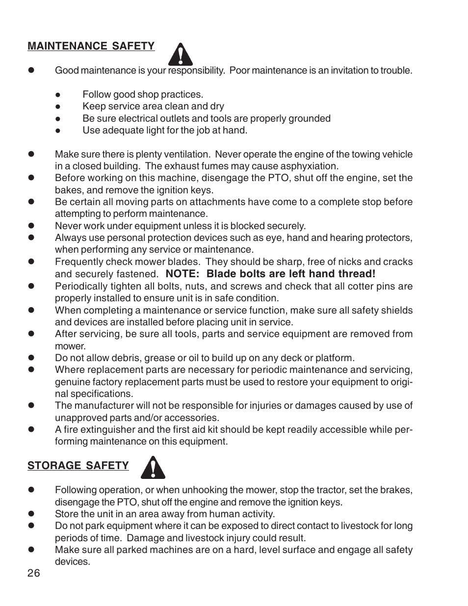 King Kutter Free Floating User Manual | Page 26 / 44