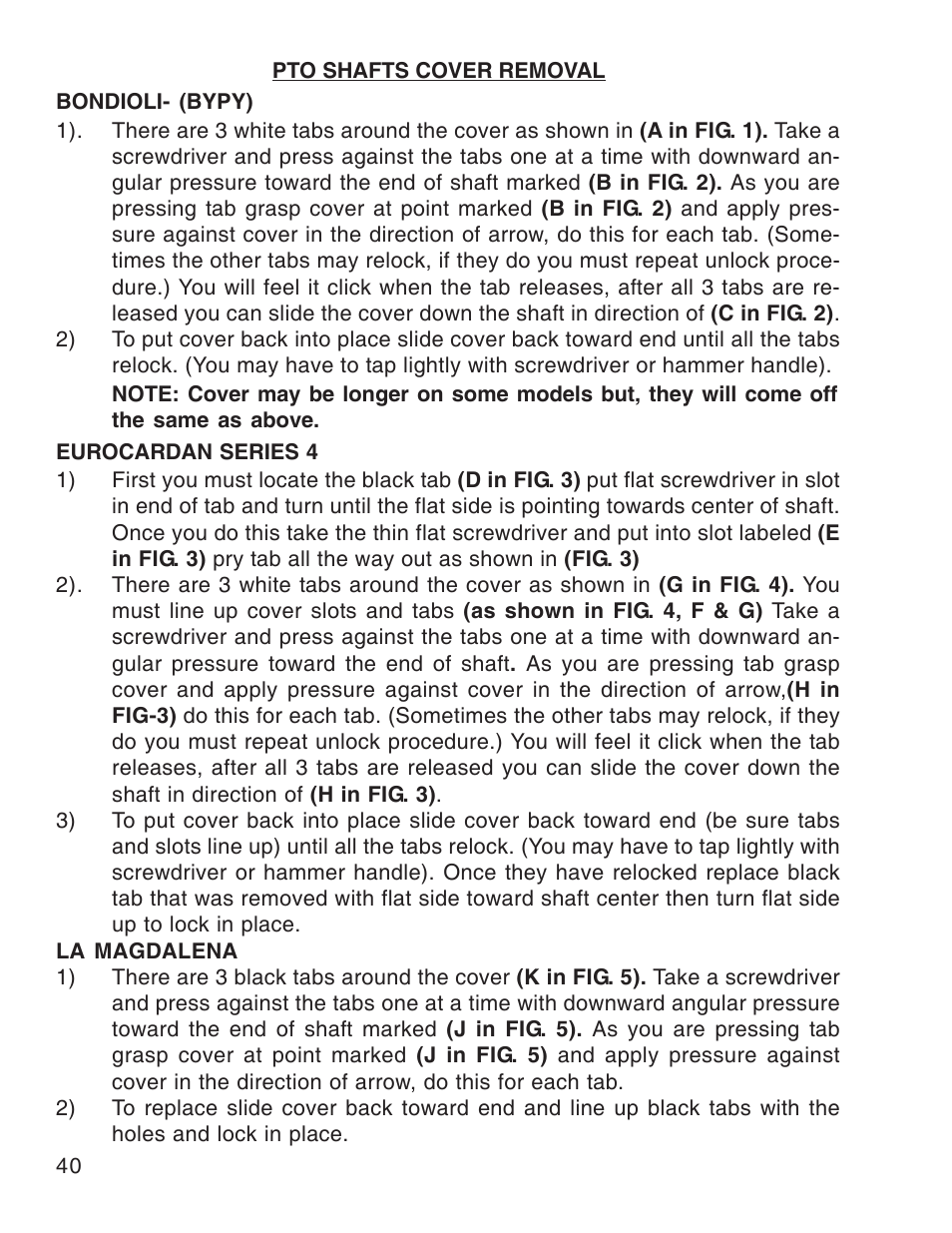 King Kutter Free Floating User Manual | Page 40 / 44