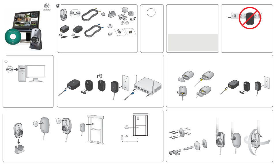 Vice Integration Kilde Logitech Alert 700i Indoor Add-On Camera 961-000330 User Manual | 2 pages