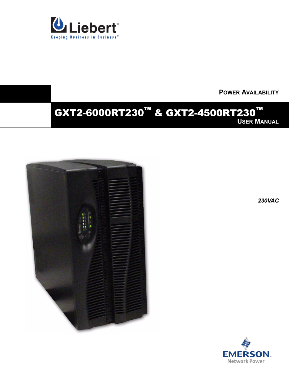 Liebert gxt2 1000rt230 схема